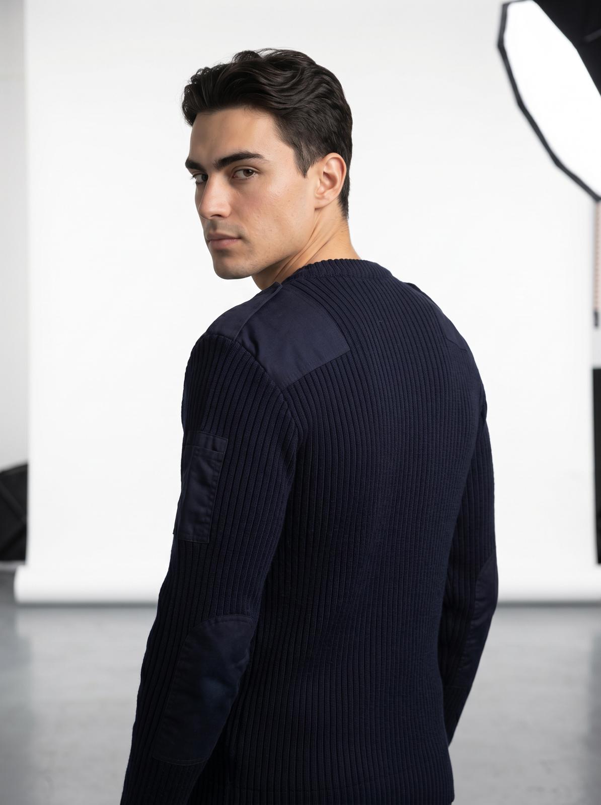 Pullover mit Schulterklappen